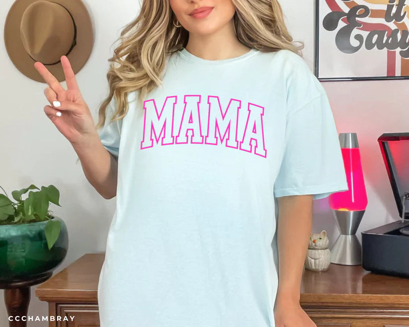 Mama - Hot Pink Puff