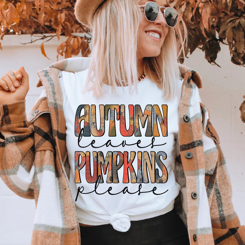 Autumn Leaves Pumpkin Please