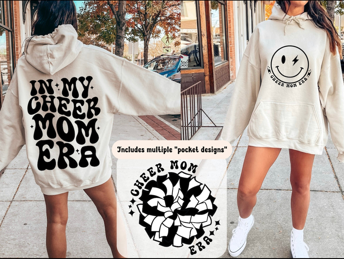 Retro Cheer Mom Era T-shirt & Sweatshirt