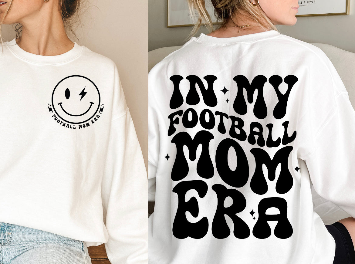 Retro Football Mom Era T-shirt & Sweatshirt