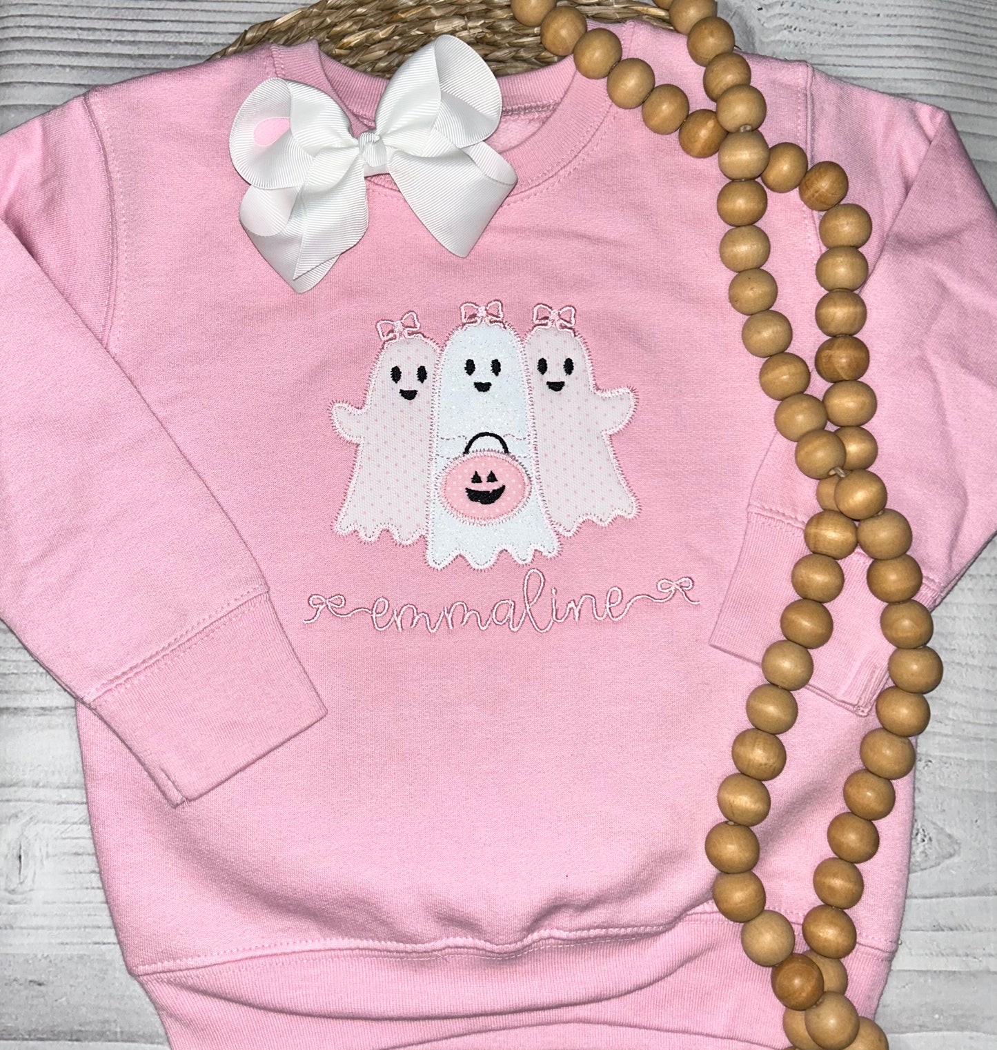 Preppy Ghost Trio Sweatshirt Bubble
