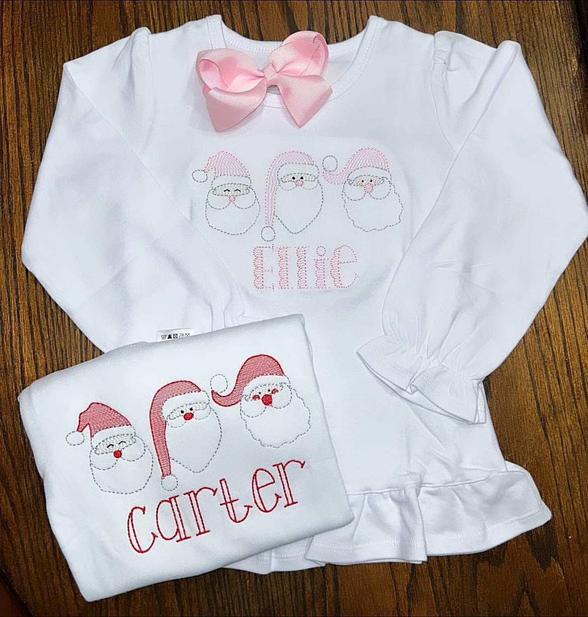 Santa Trio Red