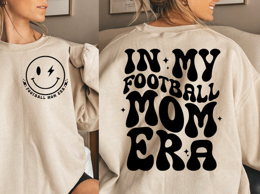 Retro Football Mom Era  T-shirt & Sweatshirt