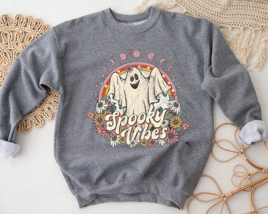 Spooky Vibes Vintage Ghost, Halloween