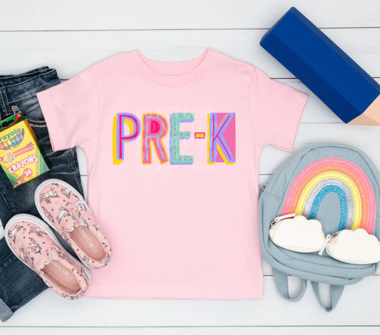 Pre-K  - Pink