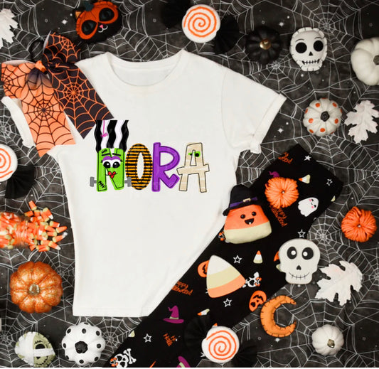 Monster Mash Custom Name Shirt